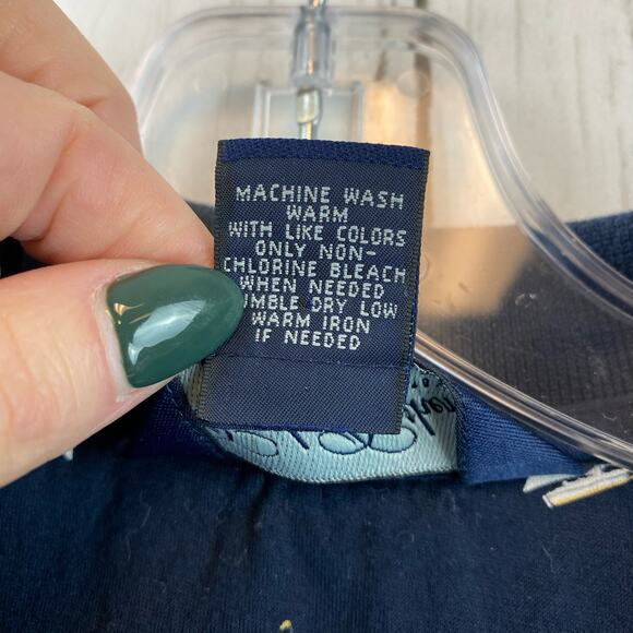 Brooks Brothers Sailboat Print Polo Shirt Navy Mercerized Cotton Men Size Large - Picture 6 of 10